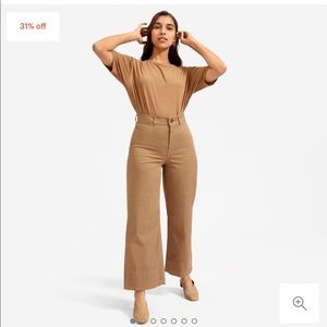 Everlane Wide Leg Chino Crop